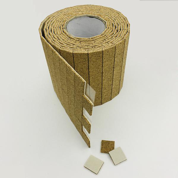 25*25*3+1MM Cork Pads with Static Foam Backing for Protecting Glass by Rolls