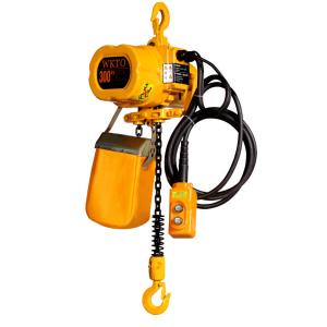 Moveable 7.2m/Min 2T Electric Chain Hoist With Trolley