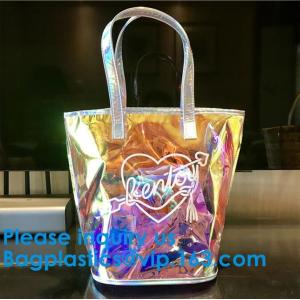 Holographic Makeup Bag Iridescent Cosmetic Bag Hologram Clutch Large Toiletries