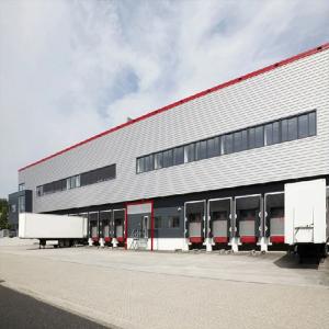 Customized Large Prefab Metal Buildings , Commercial Prefab Steel Building