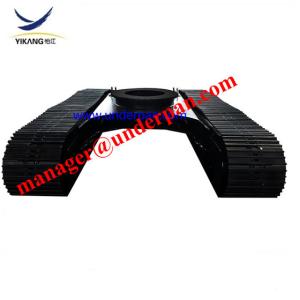 Custom hydraulic crawler steel track undercarriage manufacturer with slewing