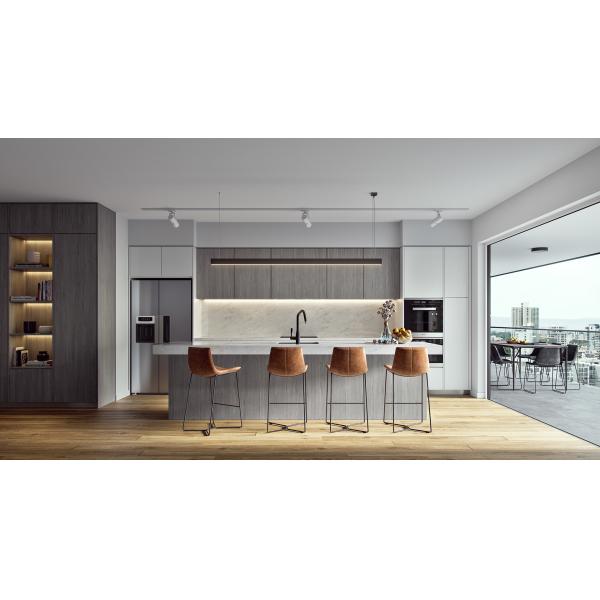 Buy Customized Lacquer Kitchen Cabinets Design In Matt / High Gloss Finishes at wholesale prices