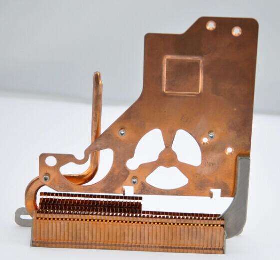 OEM Copper Skived Fin Heat Sink Copper Cu1100 For Projector / Computer