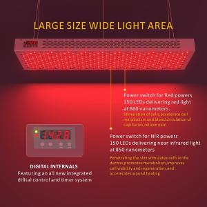 660nm Led Light Therapy Panel 1500W Red Light Therapy Device For Sauna