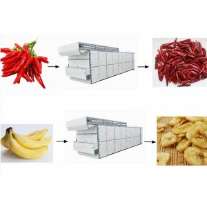 900kg/h Fish Seafood Onion Dehydration Machine Belt Drying Machine 72.5kw