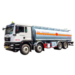 Quality HOWO Chassis Chemical Liquid Tanker Truck 8x4 20CBM fuel delivery truck for sale