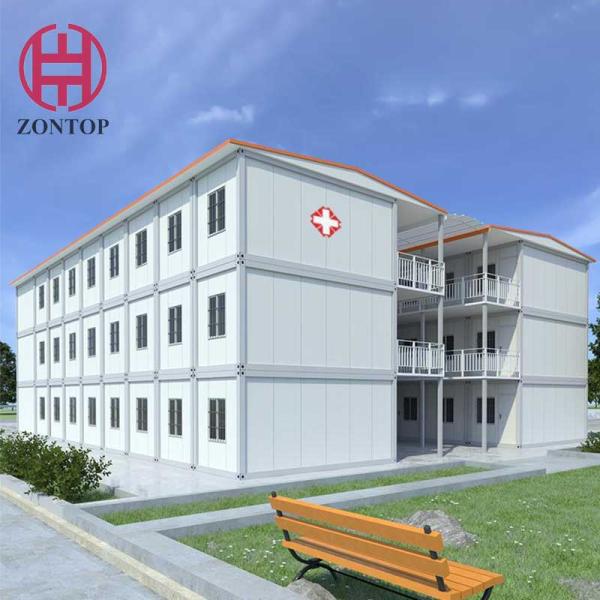 Zontop New Design High Standard Factory Light Steel 20ft Customizable Prefab Container Homes Houses