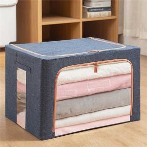 Cubby Underbed Fabric Household Storage Containers With Lid Foldable Multiscene