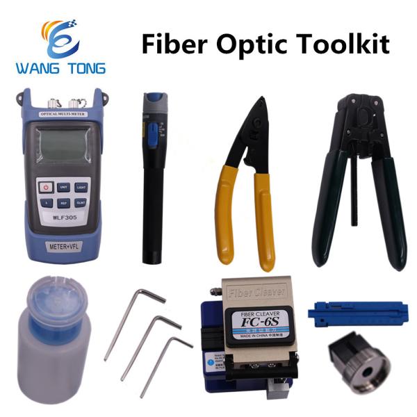 Buy 9 In 1 Fiber Optic Tool Kit Fiber Optic Installation Tools For FTTH FTTB FTTX Network at wholesale prices