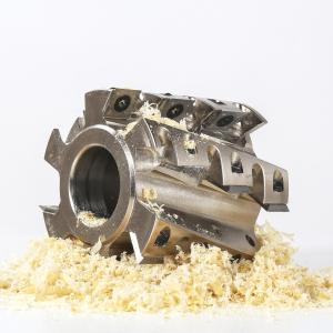 HSS Helical Planer Cutter head With Reversible Carbide Knives