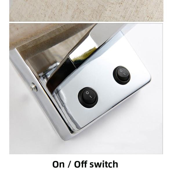 Fabric Led Wall Lights Cloth Lamp Stair Hotel Corridor Living Room Bedroom Aisle Bedside bed headboard lamp (WH-VR-82)