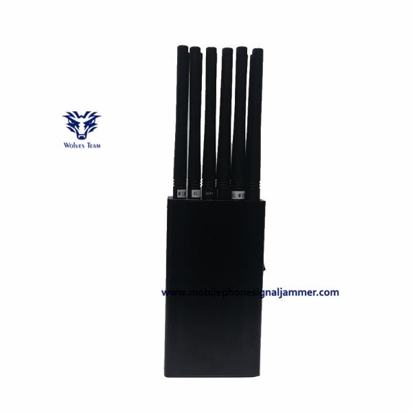 Buy Handheld 12 frequency   wireless Signal Jammer GSM CDMA 3G 4G 5G  WiFi UHF VHF at wholesale prices
