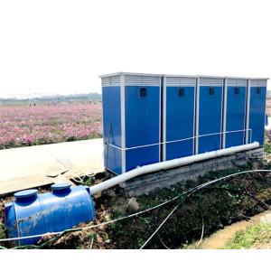 PVC Window Light Weight 40HC Portable Movable Toilet