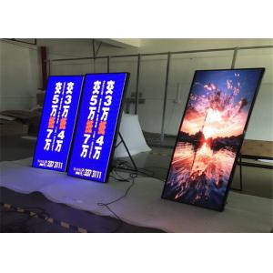 Light weight P2.5mm LED Poster Screen / Digital Poster Display Indoor advertisin