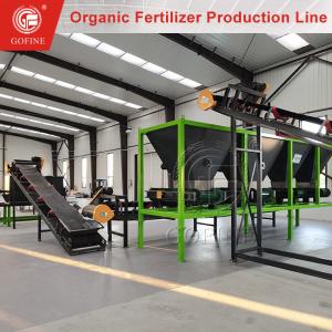 China Complete set of chicken manure powder organic fertilizer production line on sale
