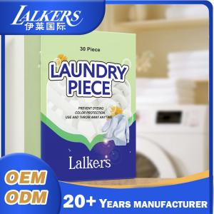 OEM Anti Mite Laundry Detergent Sheets Lavender Scented Laundry Soap Strips