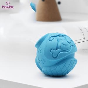 Customized Pets2go 72mm Pet Rubber Ball For Cat Dog