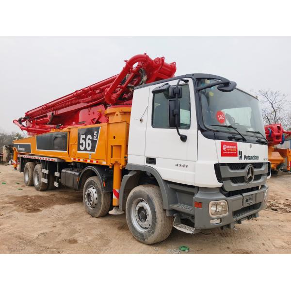 56M Putzmeister Concrete Pump Truck Redefining Construction Efficiency with