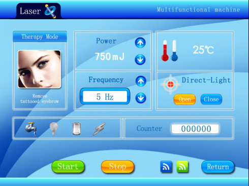 Buy beijing sunrise Professional pigment removal ND YAG laser machine at wholesale prices