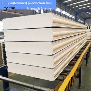 Waterproof Polyurethane Insulation Panel 1130mm Width Sandwich Panel Anti