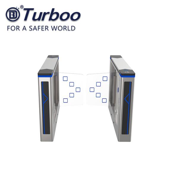 Public Transportation Stainless Steel Swing Barrier Gate , Vertical Tripod