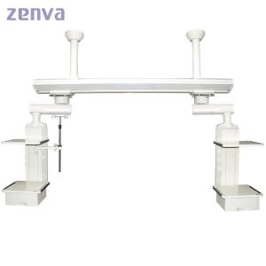 Hospital Medical Ceiling Pendant Aluminum Alloy Double Arm Pendant