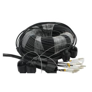 FTTH PDLC IP67 Assembly LC UPC Duplex Optical Fiber Waterproof Connector for