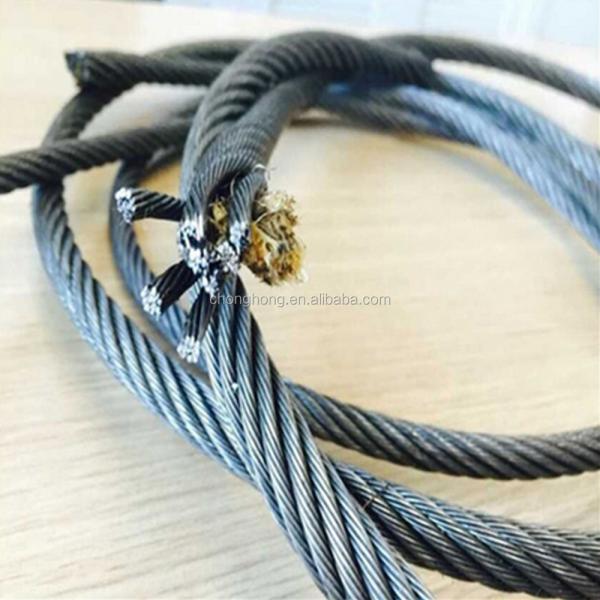 8mm 10mm Galvanized Steel Wire Rope for 8x19S DIN3062 Elevator Ropes Steel Grade Length 1000m/reel or As per your request