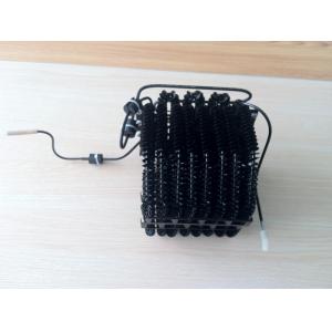 Copper Coated Wire Steel Tube Refrigerator Condenser For Freezer In Black