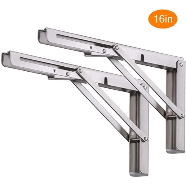 Buy Customized Space Saving Collapsible Shelf Bracket for Bench Table Fold at wholesale prices