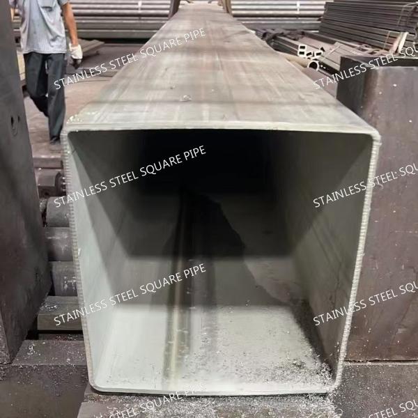 316L Stainless Steel Square Pipe 30x30mm 3mm Marine Grade