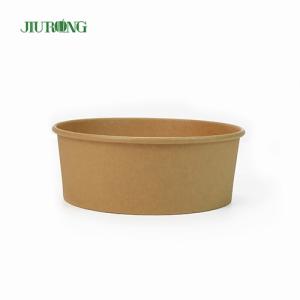China Sustainable Eco Friendly Biodegradable Paper Bowl 1500ml for Hamburger Bread on sale