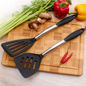 Stainless Steel Kitchenware Set Silica Coated Spatula Ladle Spoon set