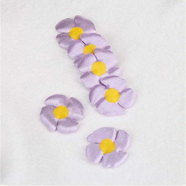 Buy Splicing Purple Sun Applique Crafts Customized Fabric Garment Patches Type at wholesale prices