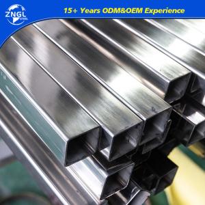 Stainless Steel Rectangular Pipe 304 316 Square Tube for Theoretical Weight