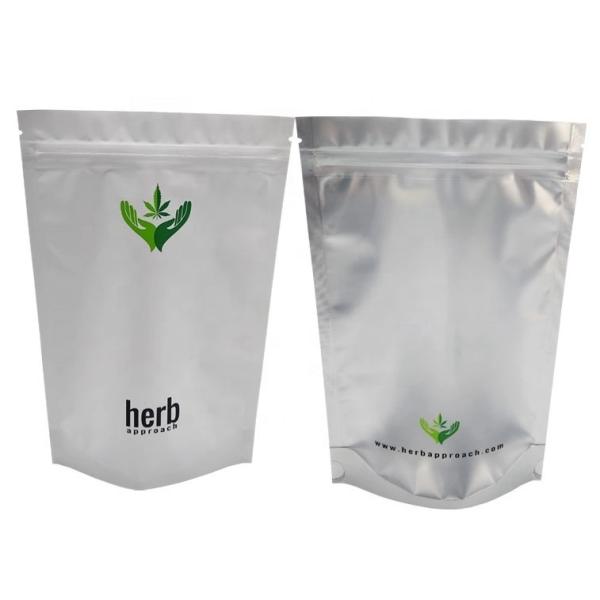 custom printed stand up doypack herbal maylar packaging bag stand up herbal zipper bag
