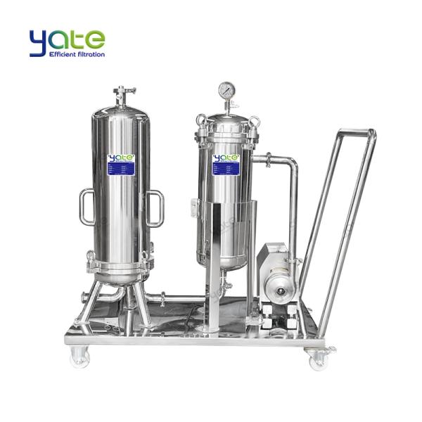 Buy Stainless Steel Bag Filter Housing 16 Bar Pressure for Wine Filtration at wholesale prices