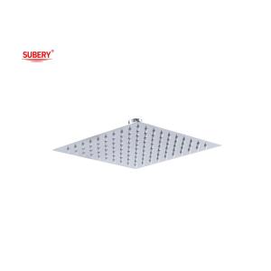 Quality 8&quot; 10&quot; 12 Square Rain Shower Head OEM SUS304 Stainless Steel Chrome Bathroom Column for sale