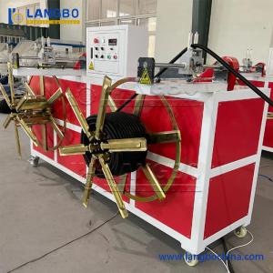 PVC High Speed Plastic Single Wall Corrugated Pipe Extruder Machine