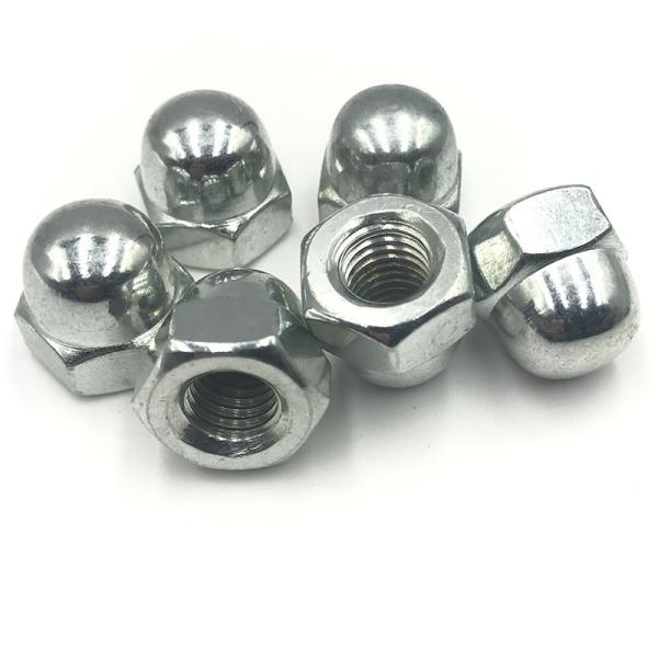 Carbon Steel Black Zinc Plating Ball Head Copper Cap Nut for Heavy-Duty Applications