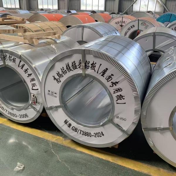 Buy Aluminum-Magnesium-Manganese Painted Coil With Laminating Film Customizable Durable at wholesale prices