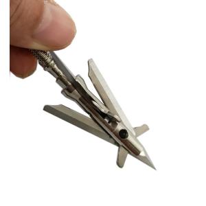 125 Grain 4blade Field Point Arrow Tips Expandable Broadheads