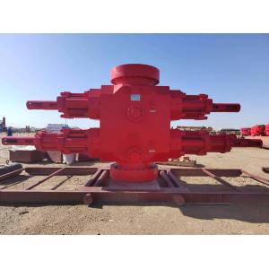 China Double Ram BOP forged U type with hydraulic open and close bonnets shear structure with tandem boosters on sale