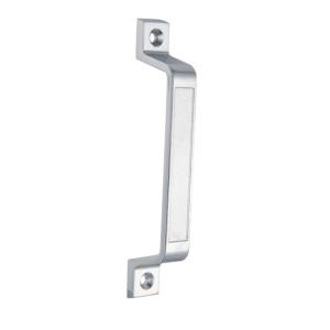 Powder Coated Chrome Door Lock Handles Curved For Kitchen Cabinet