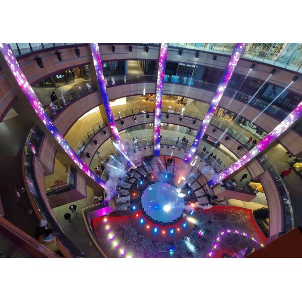 Buy 2R2G2B 7200CD/Sqm LED Advertising Video Display P25 Flexible Fixed at wholesale prices