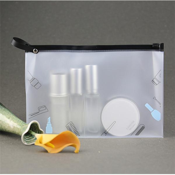 Buy PVC Transparent Makeup Pouch Water Resistant With Stable Performance at wholesale prices
