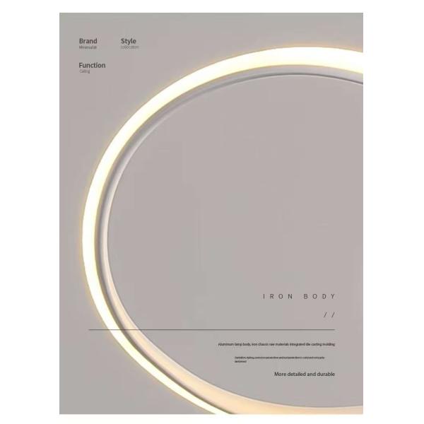 Retro lighting deluxe room bedroom aluminum chandelier Home decoration acrylic material LED ceiling light