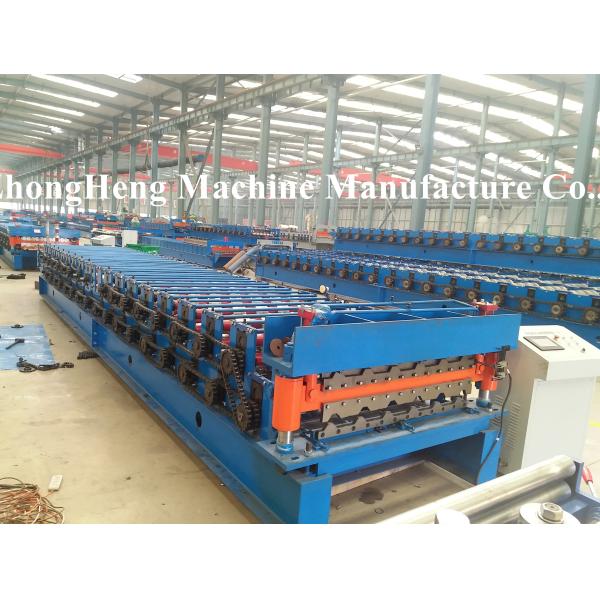 Buy Double layer sandwich panel roofing sheet forming machine with CNC control system at wholesale prices
