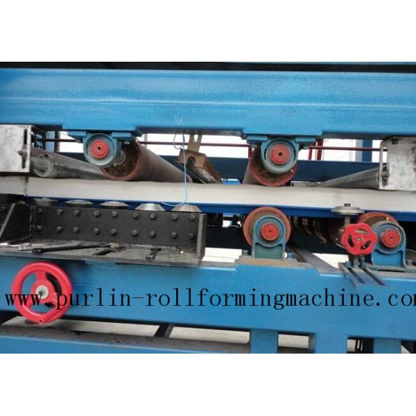 Colored Steel PU Sandwich Panel Production Line , Roof Panel Roll Forming