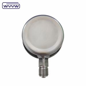 60mm Silicone Hydraulic Liquid Filled Pressure Gauge Stainless Steel Material